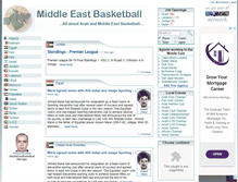 Tablet Screenshot of middleeastbasketball.com